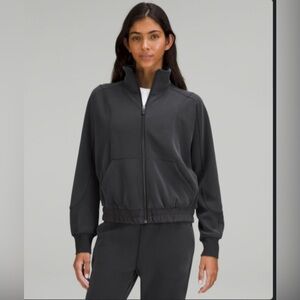 Lululemon 🖤🖤 Brushed Softstreme Funnel-Neck Zip Up